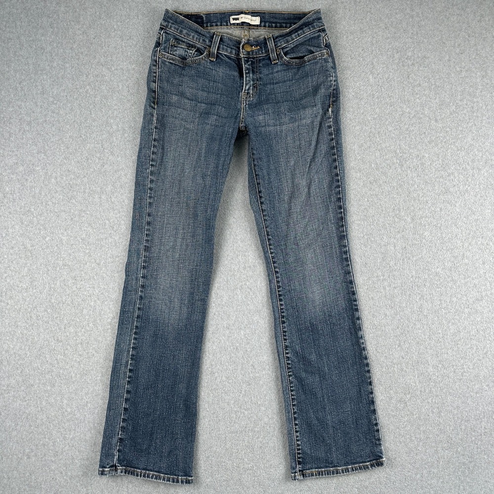 Levi's 529 Jeans Women's 4 Blue Curvy Bootcut Denim Mid Rise Stretch Rodeo West